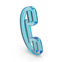 Receiver Phone Shape Glass PNG & PSD Images