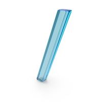 Slash Shape Glass PNG & PSD Images