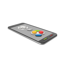 Smartphone With Gaming Buttons PNG & PSD Images