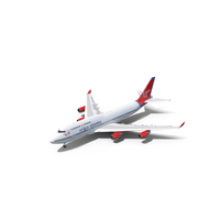 Boeing 747-400 (Virgin Airlines) PNG & PSD Images