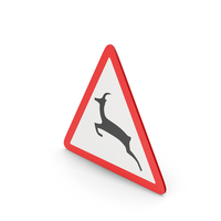 Wild Animals Crossing  Warning Sign PNG & PSD Images