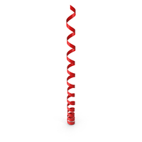 Red Curly Ribbon PNG & PSD Images