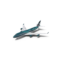 Boeing 747-400 (Cathay Airlines) PNG & PSD Images
