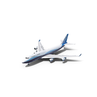 Boeing 747-400 (Boeing House Colors) PNG & PSD Images