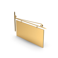 Gold Signboard PNG & PSD Images