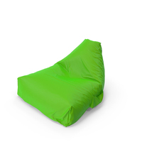 Bean Bag Chair Green PNG & PSD Images