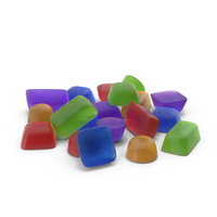Assorted Gumdrops PNG & PSD Images