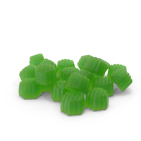 Eldelberry Gumdrops Green PNG & PSD Images
