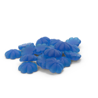 Flower Gumdrops Blue PNG & PSD Images