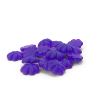 Flower Gumdrops Purple PNG & PSD Images