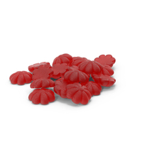 Flower Gumdrops Red PNG & PSD Images
