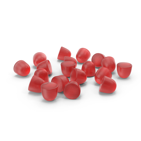 Gumdrops Red PNG & PSD Images