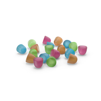 Multi Colored Gumdrops PNG & PSD Images