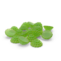 Raspberry Gumdrops Green PNG & PSD Images