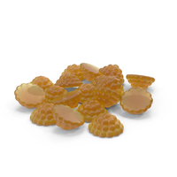 Raspberry Gumdrops Orange PNG & PSD Images