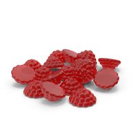 Raspberry Gumdrops Red PNG & PSD Images