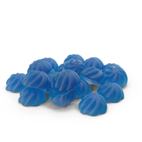 Spiral Gumdrops Blue PNG & PSD Images