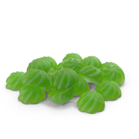Spiral Gumdrops Green PNG & PSD Images