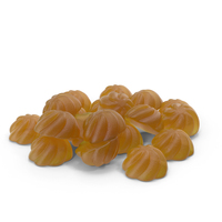 Spiral Gumdrops Orange PNG & PSD Images