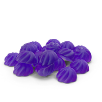 Spiral Gumdrops Purple PNG & PSD Images