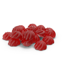 Spiral Gumdrops Red PNG & PSD Images