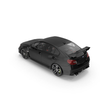 Black Subaru Sedan WRX STI 2021 PNG & PSD Images