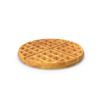 Round Waffle PNG & PSD Images