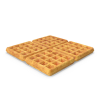 Square Waffle PNG & PSD Images