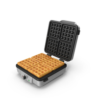 Waffle Maker With Square Waffle PNG & PSD Images