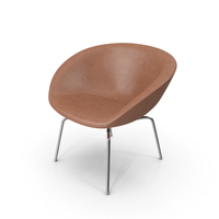 Brown Leather Chair PNG & PSD Images