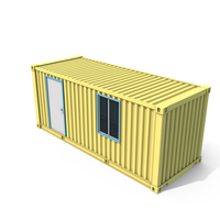 Yellow Clean Office Cabin PNG & PSD Images