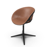 Brown Leather Chair PNG & PSD Images