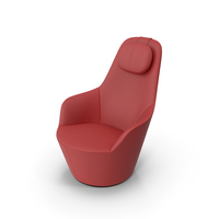Red Canvas Armchair PNG & PSD Images