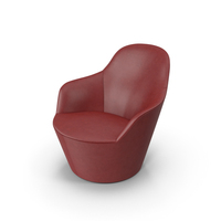 Red Leather Armchair PNG & PSD Images