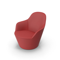 Red Canvas Armchair PNG & PSD Images