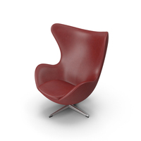 Red Leather Armchair PNG & PSD Images