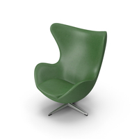 Green Leather Armchair PNG & PSD Images
