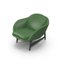 Green Leather Armchair PNG & PSD Images