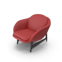 Red Canvas Armchair PNG & PSD Images
