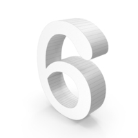 Wireframe Number Six PNG & PSD Images