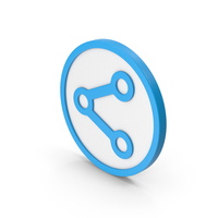 Blue Share Icon PNG & PSD Images