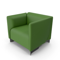 Green Canvas Armchair PNG & PSD Images