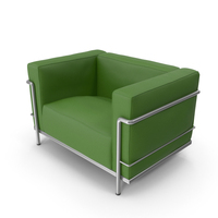 Green Canvas Armchair PNG & PSD Images