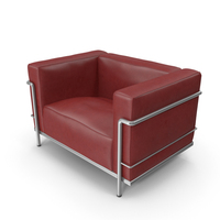 Red Leather Armchair PNG & PSD Images