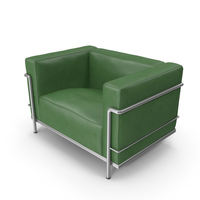Green Leather Armchair PNG & PSD Images