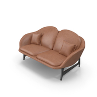 Brown Leather Sofa PNG & PSD Images