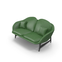 Green Leather Sofa PNG & PSD Images
