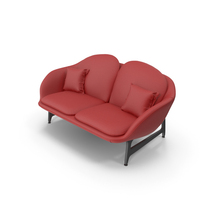 Red Canvas Sofa PNG & PSD Images