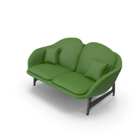 Green Canvas Sofa PNG & PSD Images