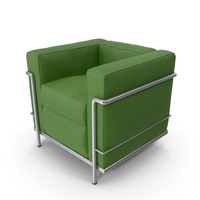 Green Canvas Armchair PNG & PSD Images